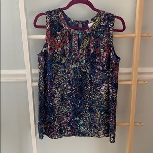 Only worn once colorful tank top